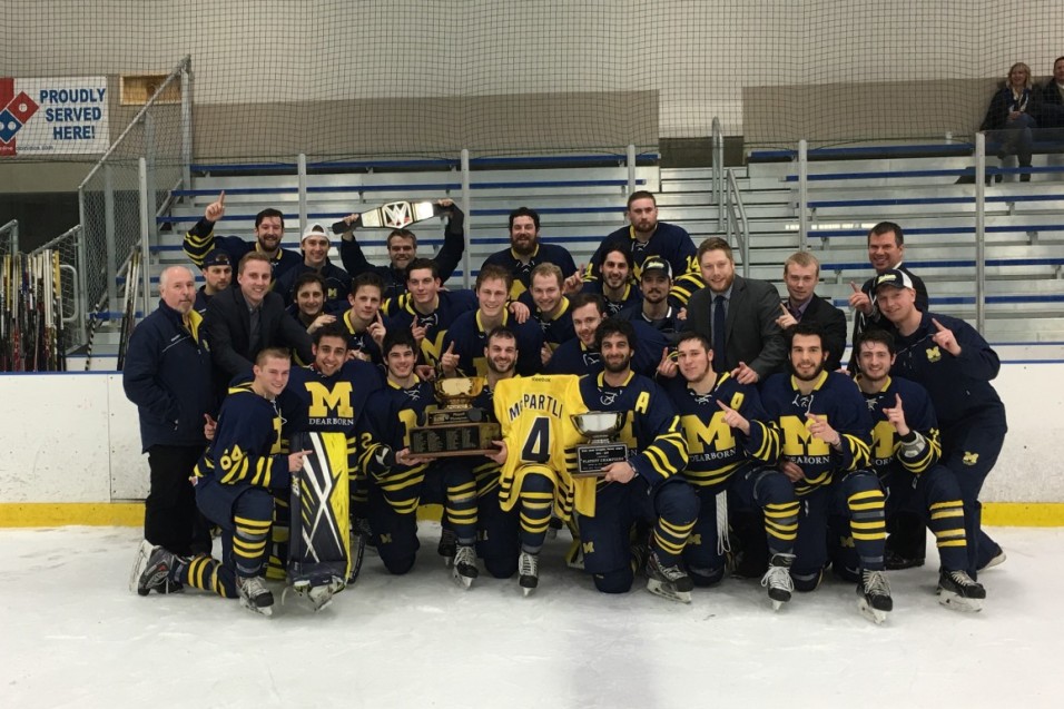 Groat scores four goals, Wolverines repeat as GLCHL Champions