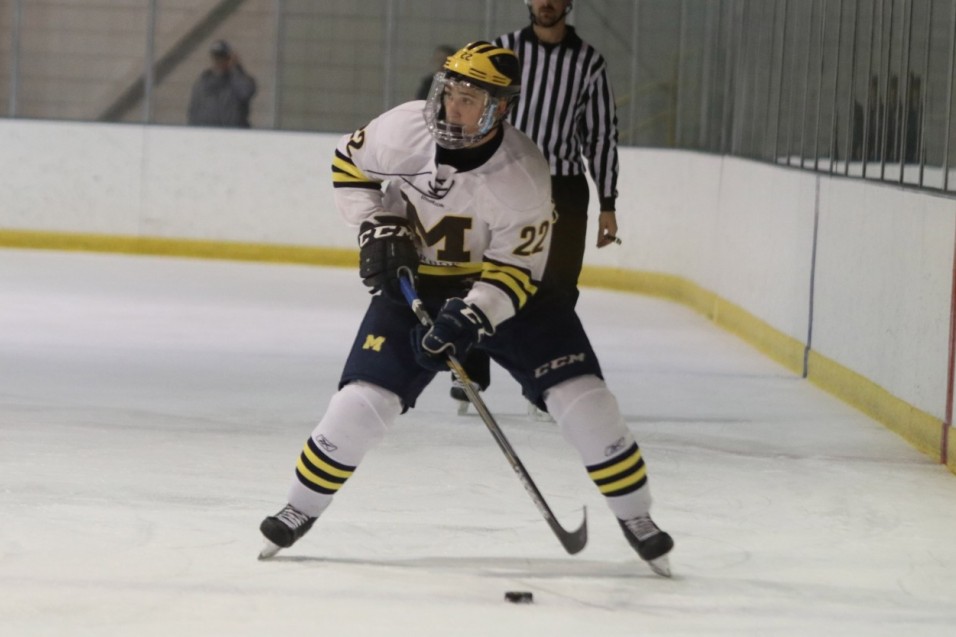 Spiegel goal lifts Wolverines to sweep