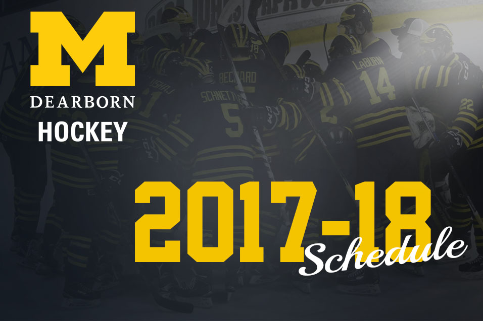 UM-Dearborn Hockey Releases 2017-18 Schedule