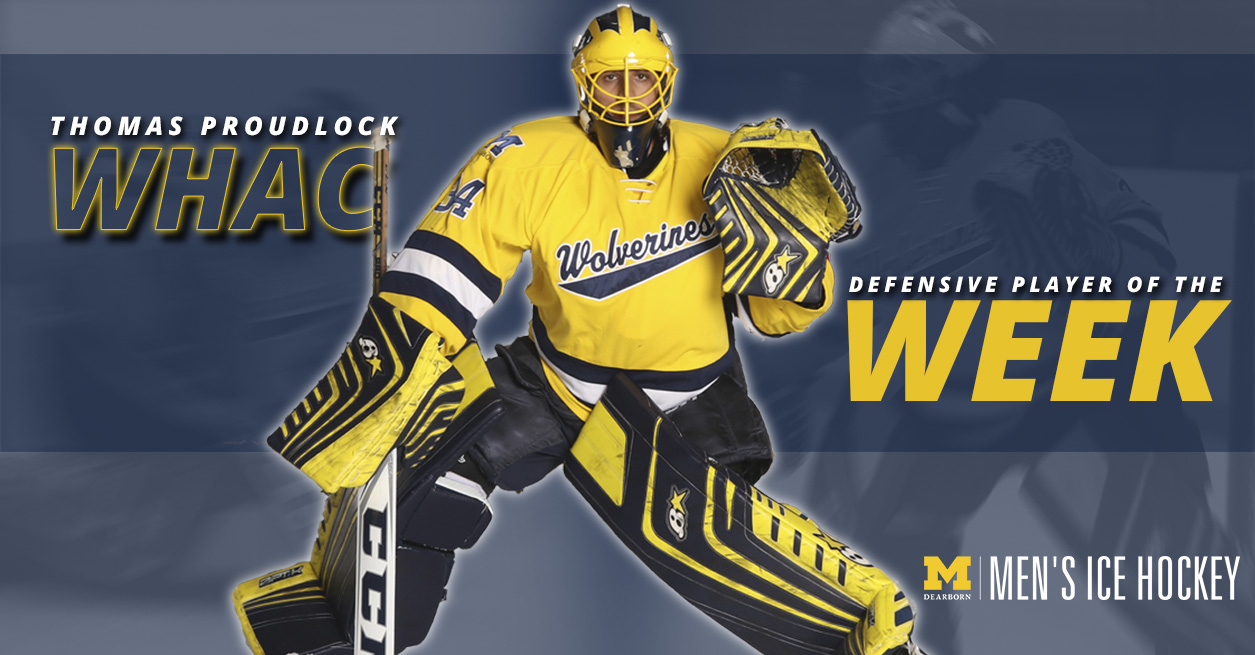 Proudlock named WHAC Defensive Player of the Week