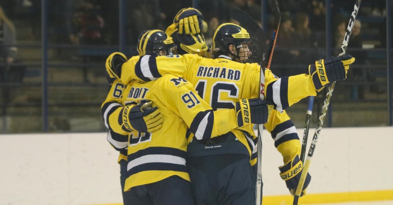 Groat scores four, No. 2 Wolverines win 8-1
