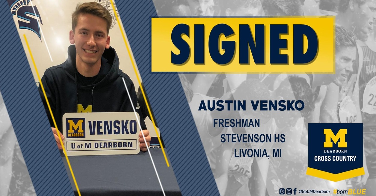 Austin Vensko signs with Men's Cross Country