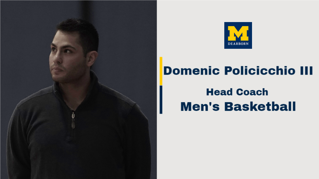 Policicchio Tabbed to Lead Wolverine Men's Basketball