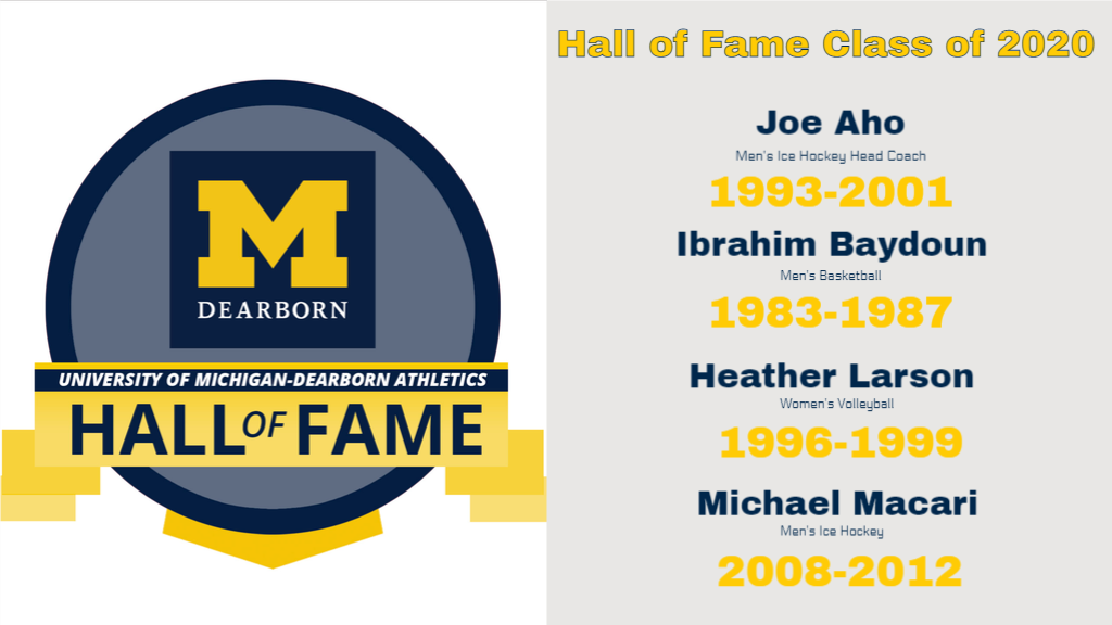 UM-Dearborn Athletics Hall of Fame announces the Class of 2020