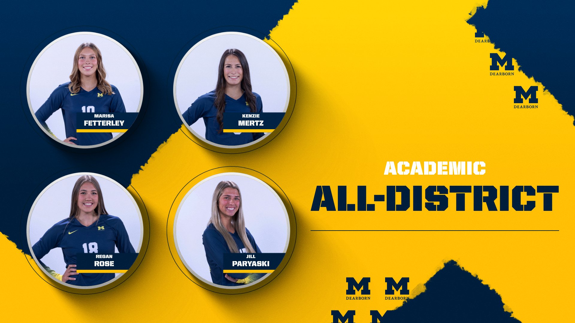 Volleyball Puts Four on CSC Academic All-District Team