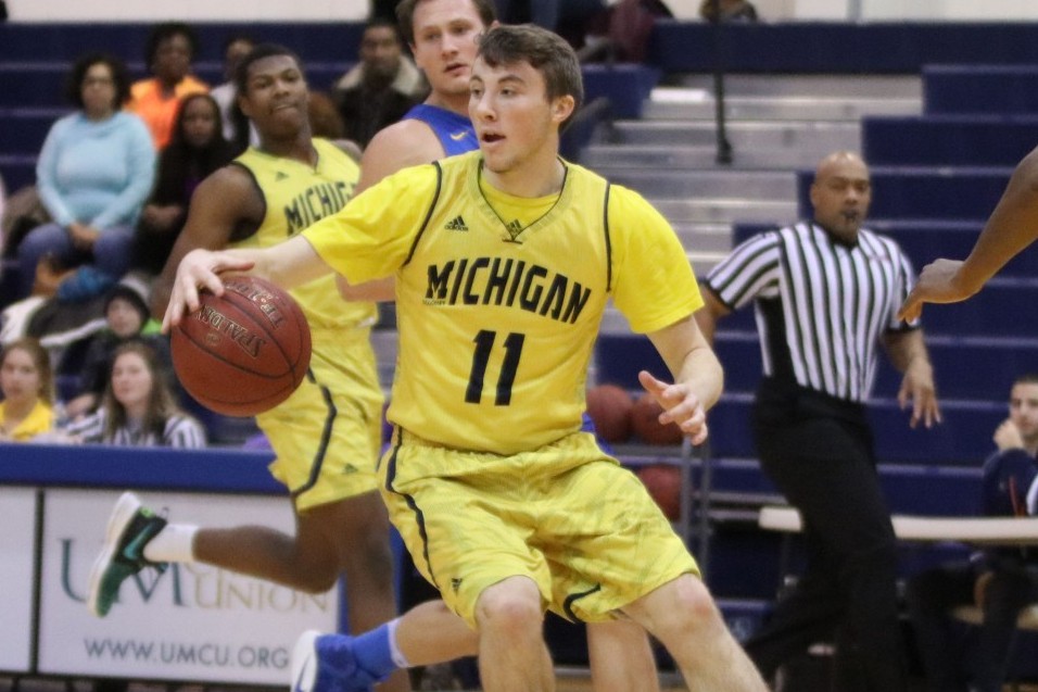 Wolverine men rally for big WHAC win over Saints
