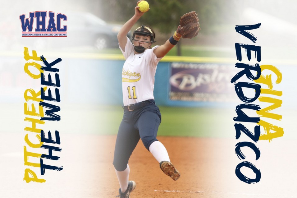 Verduzco named WHAC Pitcher of the Week