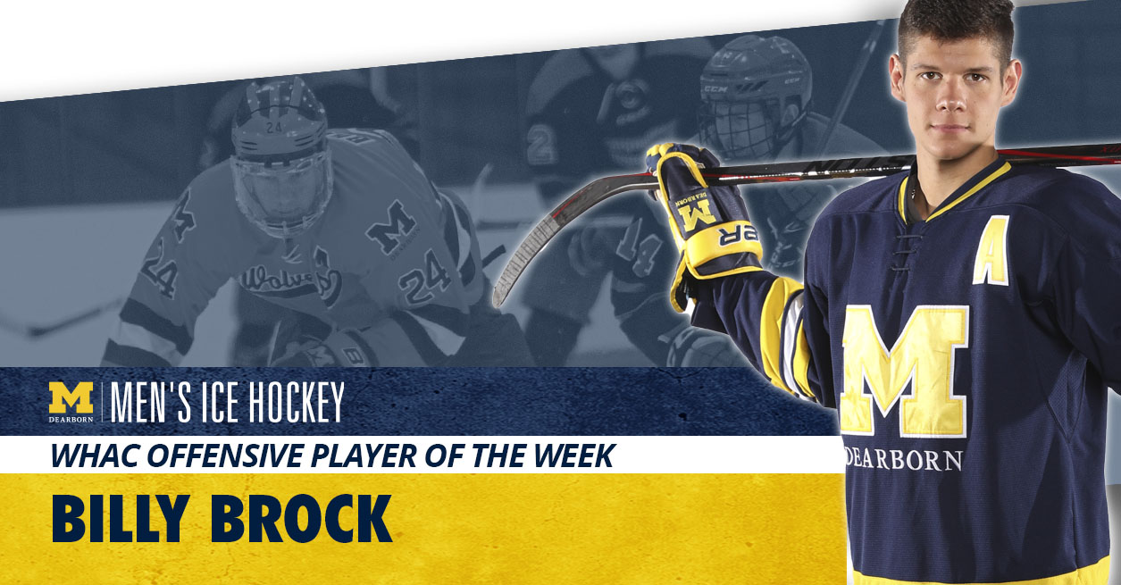 Brock named WHAC Offensive Player of the Week
