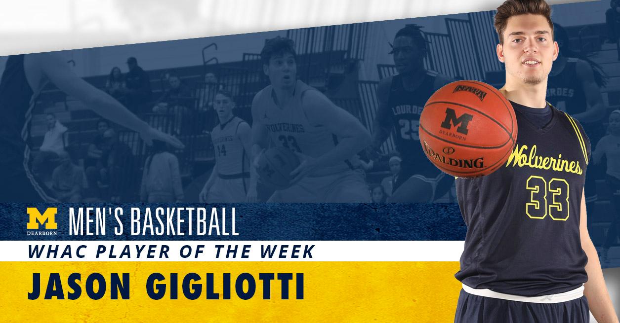 Gigliotti earns first career WHAC honor