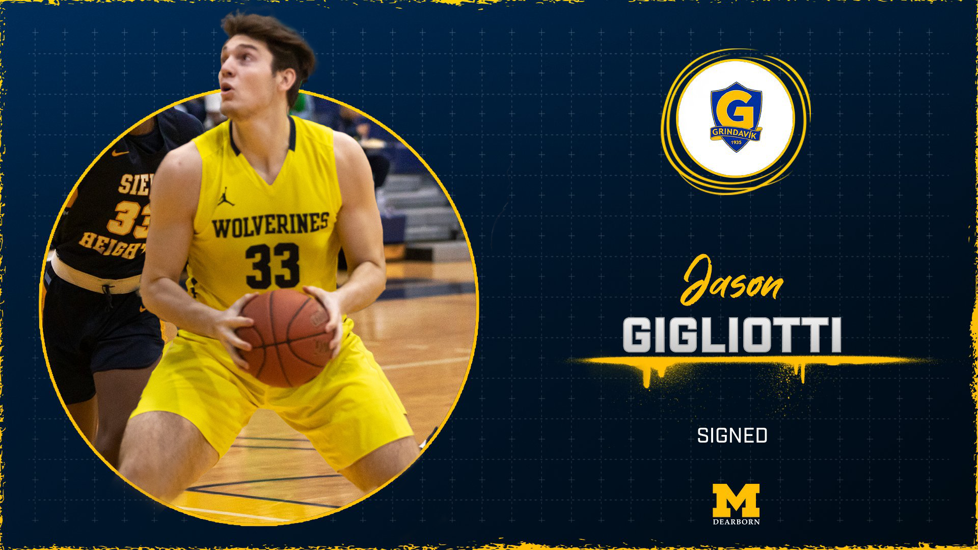 Gigliotti Inks Contract With U.M.F Grindavik in Iceland's Top Division