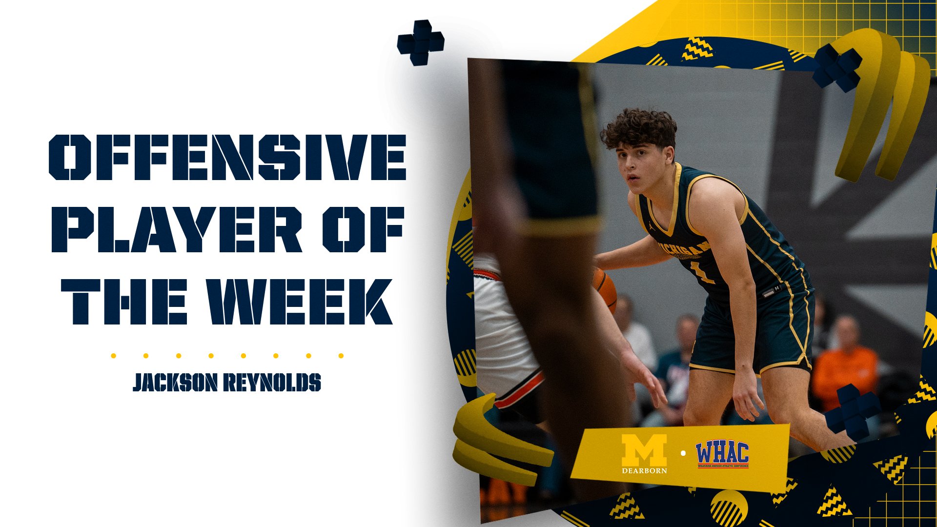 Jackson Reynolds Earns WHAC Offensive Player of the Week