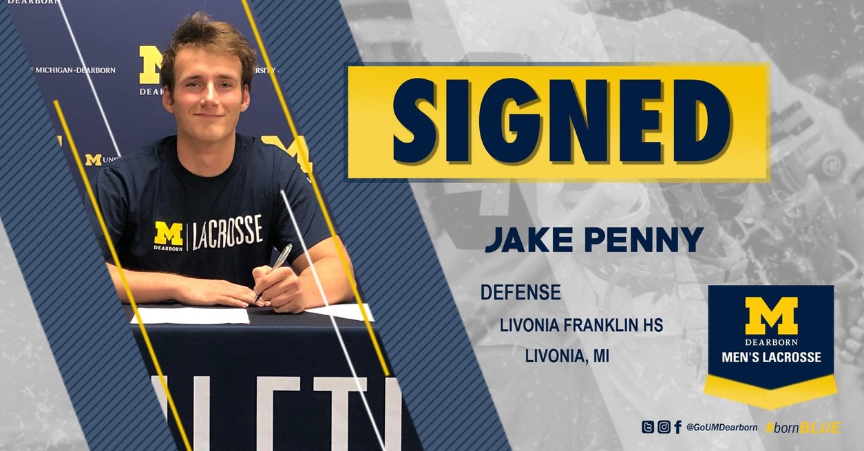 Penny Signs with Wolverine Lacrosse