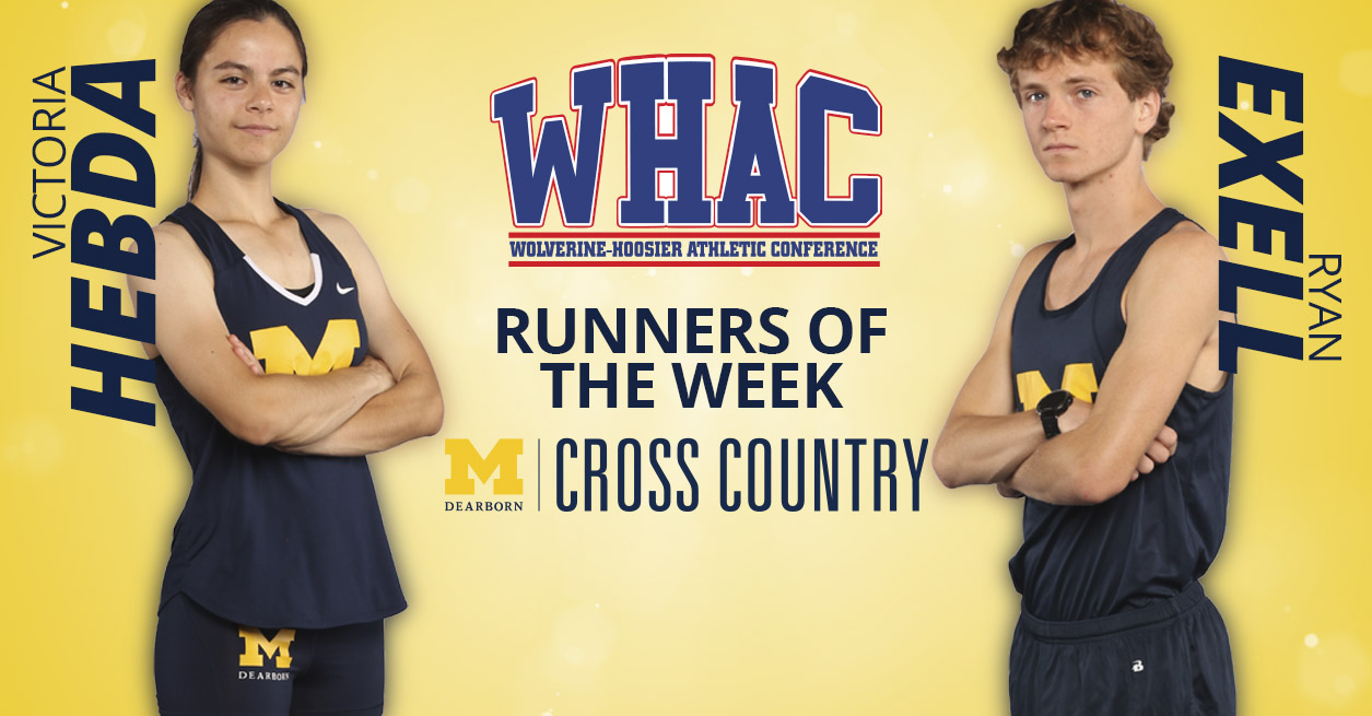 UM-Dearborn duo sweeps WHAC Runner of the Week Awards