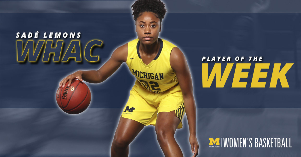 Lemons named WHAC Player of the Week