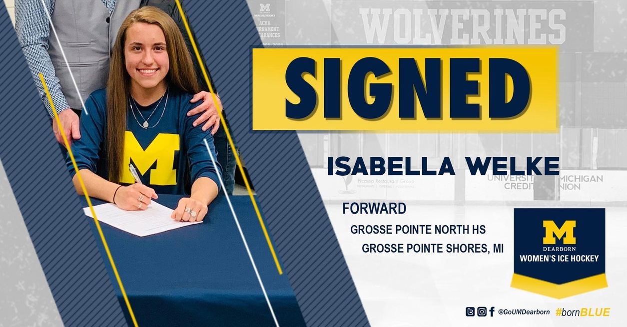 Women's Ice Hockey signs Isabella Welke