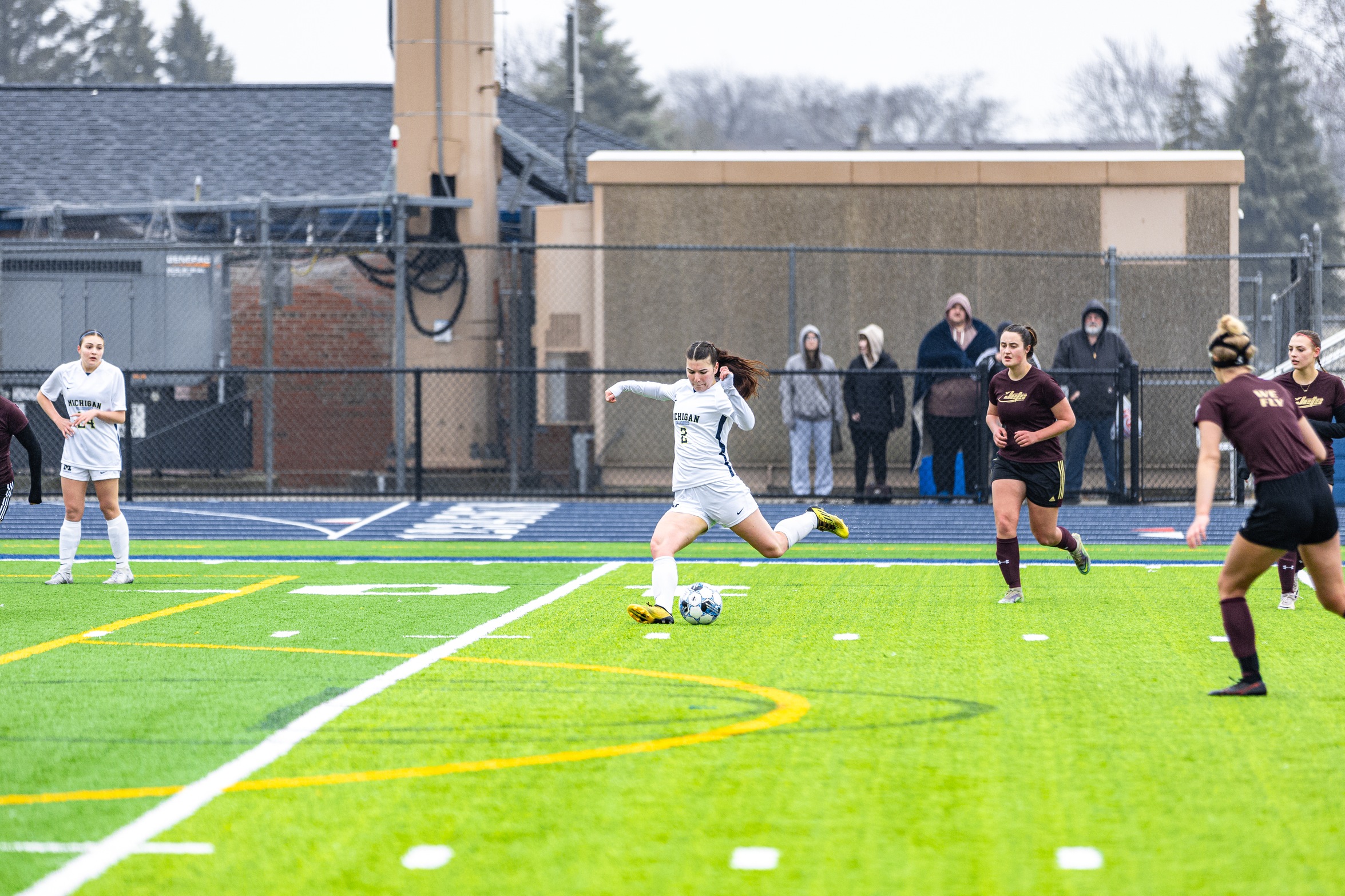 Racers Down Wolverines 3-0