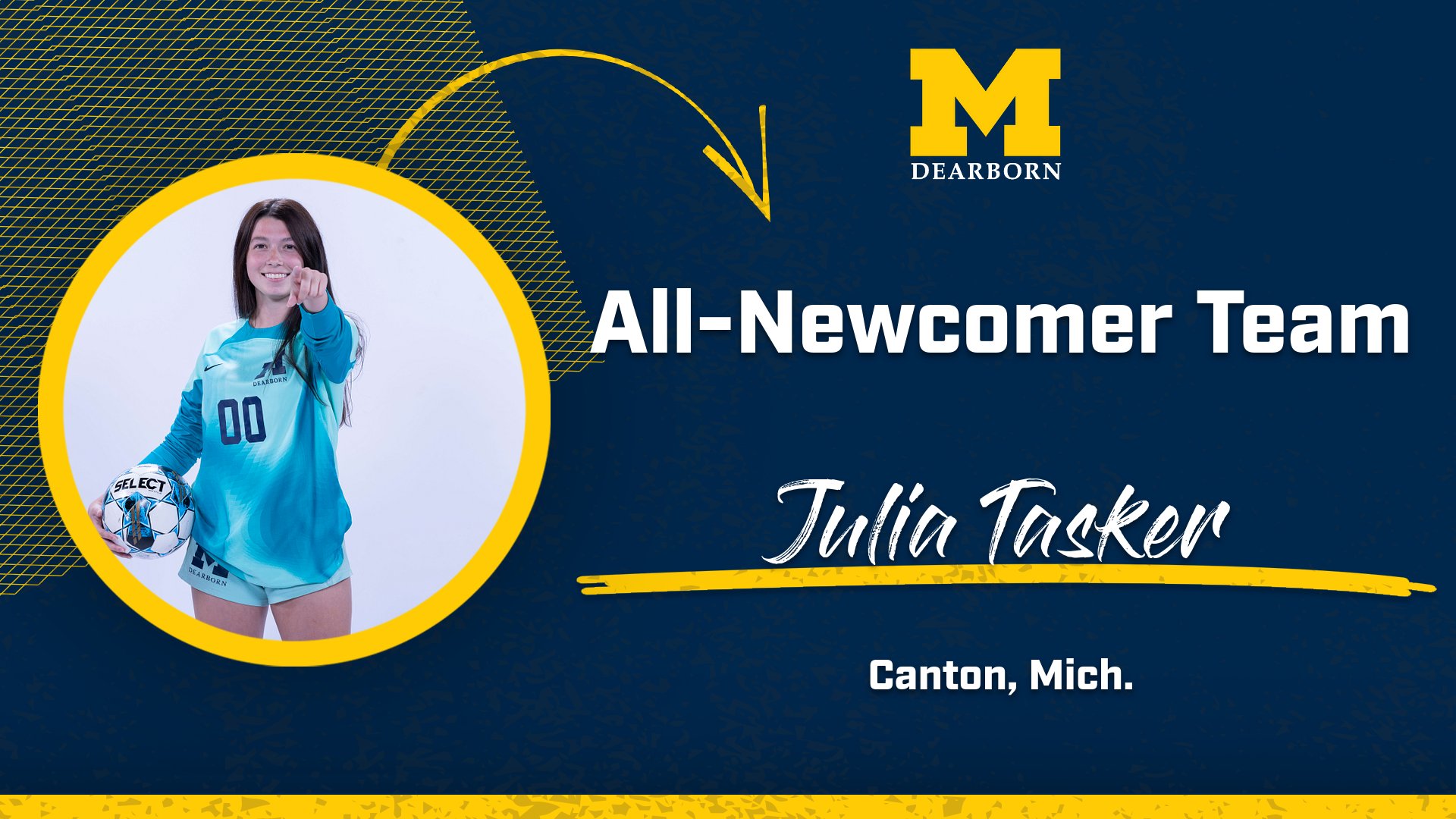 Tasker Named to WHAC All-Newcomer Team