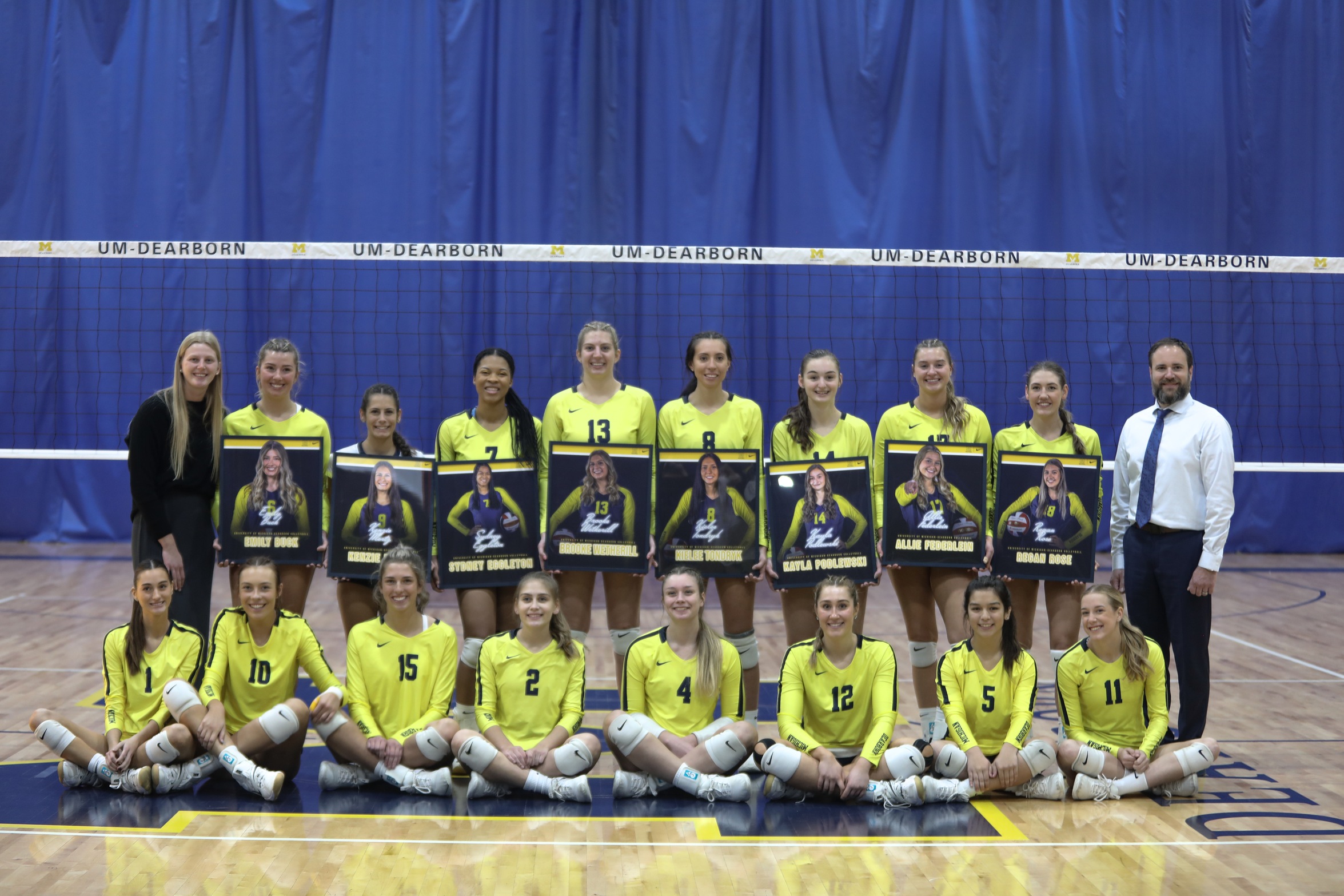 Wolverines Handle Golden Eagles in Straight Sets on Senior Day, Clinches 5th Seed at WHAC Tournament