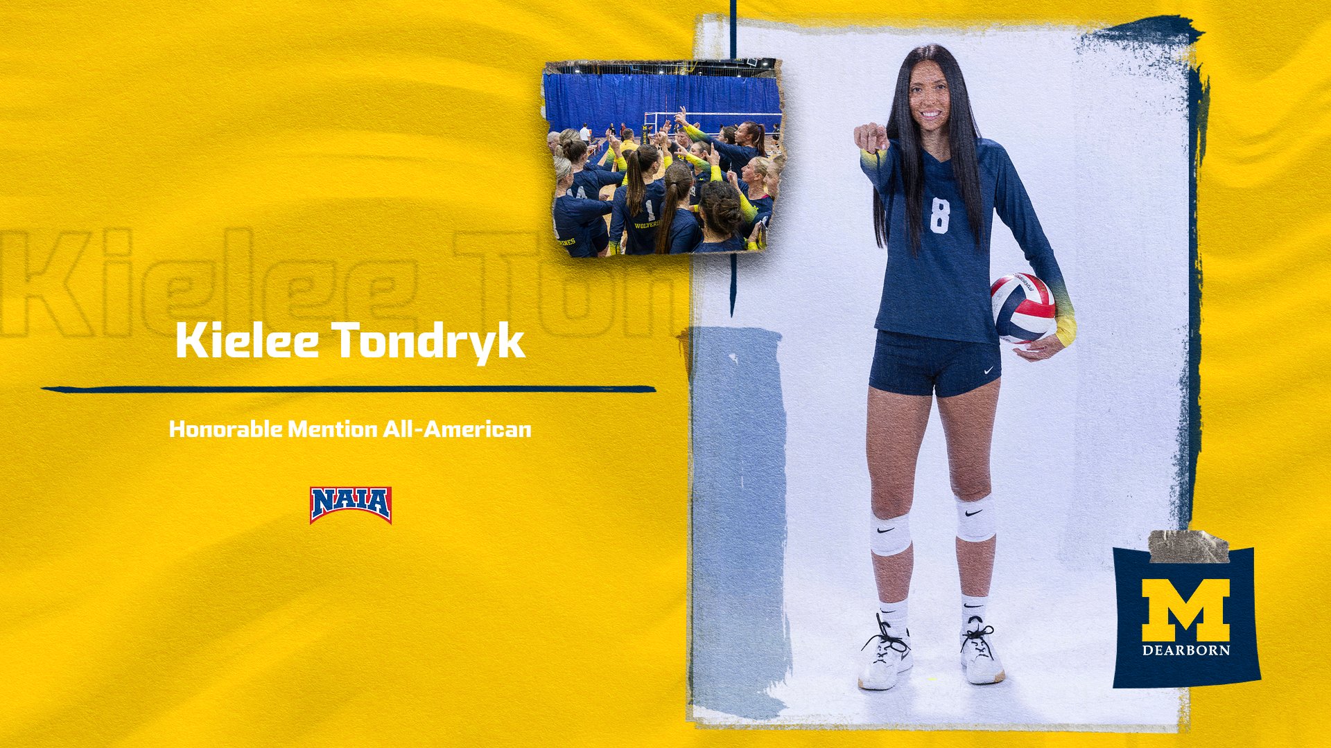 Tondryk Named AVCA NAIA Volleyball Honorable Mention All-American